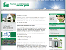 Tablet Screenshot of lutz-fensterbau.de